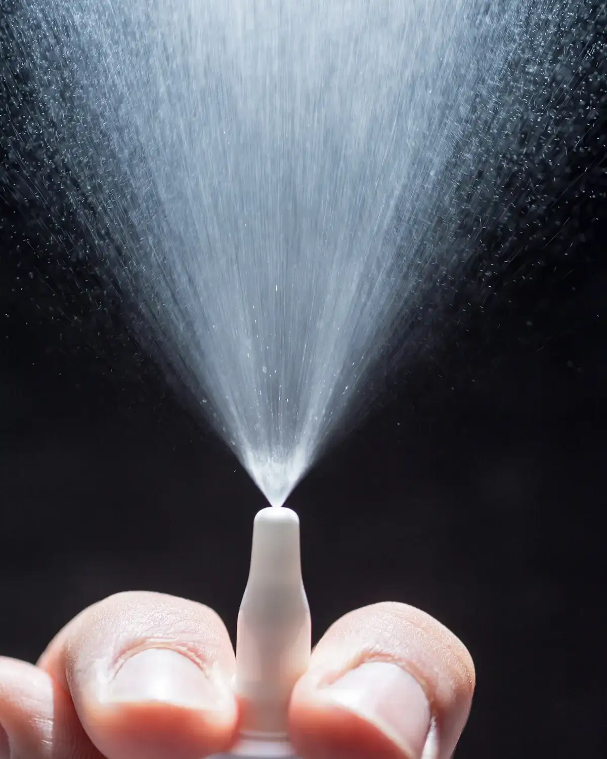 Anwendungshinweise Momeallerg Nasenspray Nasenspray Sprühstoß in die Luft